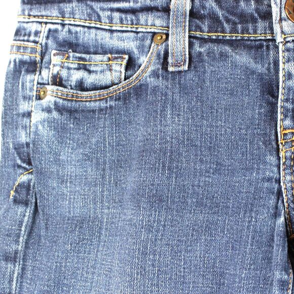 X2 Womens Size 2 Skinny Leg W01 Ultra Low Rise Embroidered Pockets Denim Jeans - Picture 3 of 11